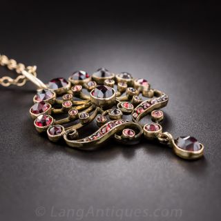 Bohemian Garnet Pendant