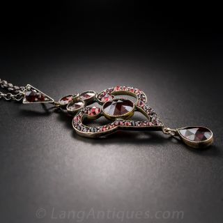 Bohemian Garnet Pendant