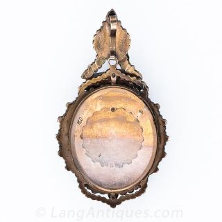 Bohemian Garnet Pendant Locket