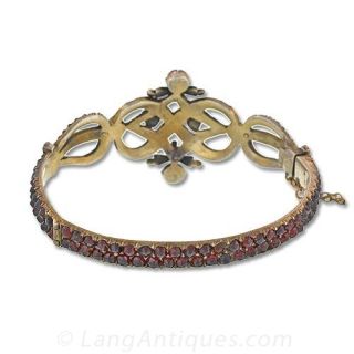 Bohmeian Garnet Bangle