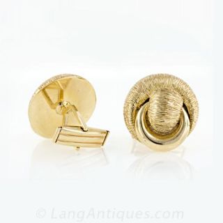 Bold Gold Cuff Links