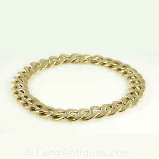 Bold Gold Link Necklace