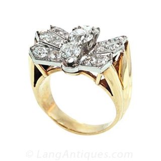Bold Retro Cocktail Ring