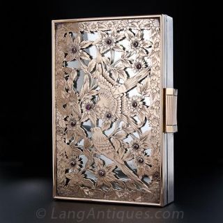 Boucheron 18k and Sterling Minaudiere