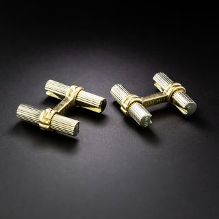 Boucheron Reeded Baton Cufflinks - 2