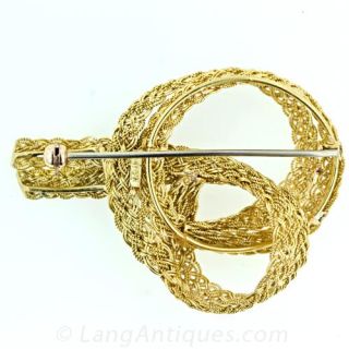 Braided Knot Pin