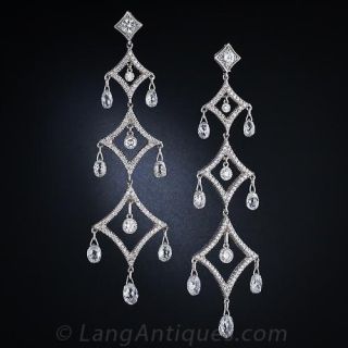 Briolette Chandelier Earrings