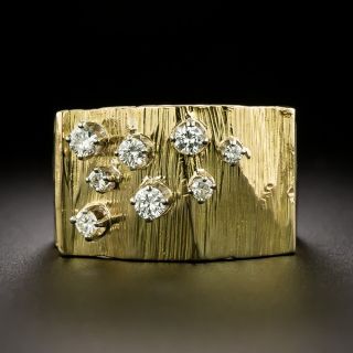 Brutalist Diamond Ring by Knutson - 2