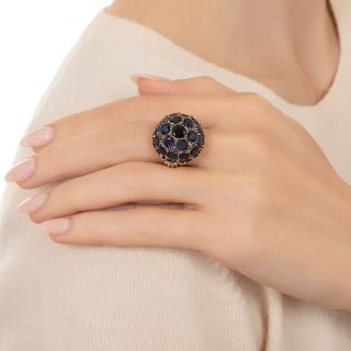 Buccellati Bombe Sapphire Ring, Circa 1950s
