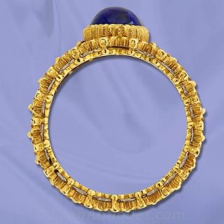 Buccellati Sapphire and Diamond Ring