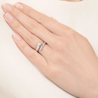 Bulgari Oval Diamond Bypass Ring