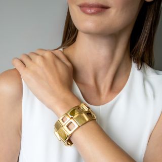 Burle Marx Modernist Gold Bracelet