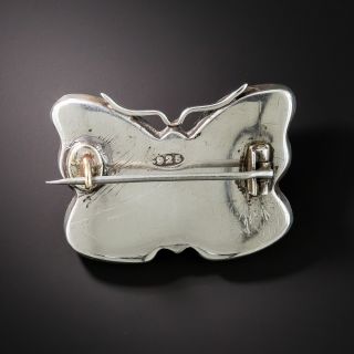 Butterfly Wings Silver Butterfly Brooch