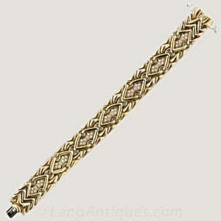 Bvlgari Diamond Bracelet w/Box