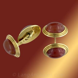 Carnelian Cufflinks