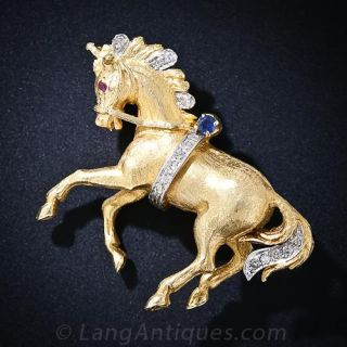 Carousel Horse Pin