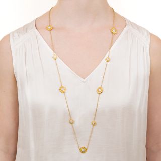 Carrera y Carrera Diamond 'Sol y Sombra' Necklace and Bracelet Suite