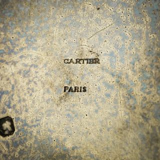 Cartier Art Deco Agate Table Clock