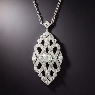 Cartier Art Deco Diamond Necklace, French - 1