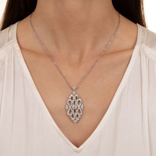 Cartier Art Deco Diamond Necklace, French