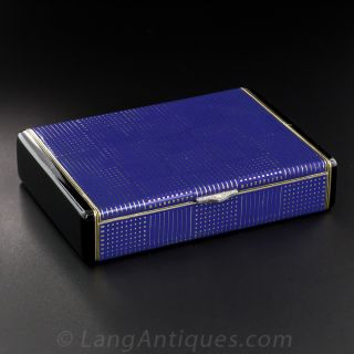 Cartier Art Deco Enameled Box