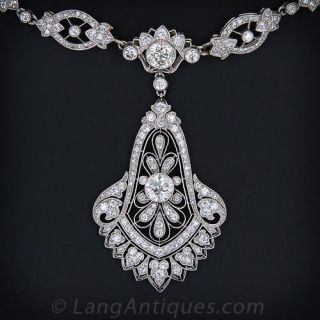 Cartier Diamond and Platinum Necklace c.1929