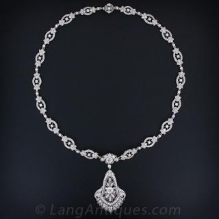 Cartier Diamond and Platinum Necklace c.1929