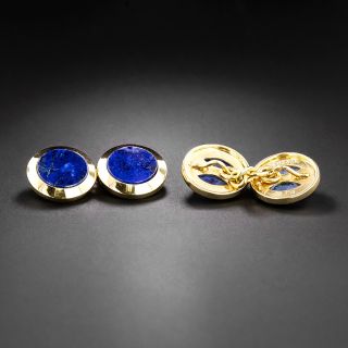 Cartier Lapis Cufflinks