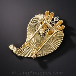 Cartier Paisley Diamond Clip