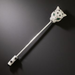 Cartier Panthère Diamond Jabot Pin - 2