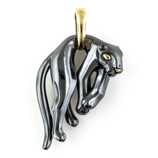 Cartier Panthere Panther Silverium Pendant