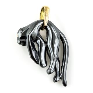 Cartier Panthere Panther Silverium Pendant