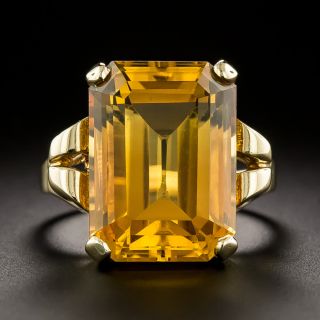 Cartier Retro Citrine Ring - 3
