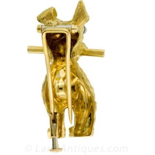Cartier Scottish Terrier Pin