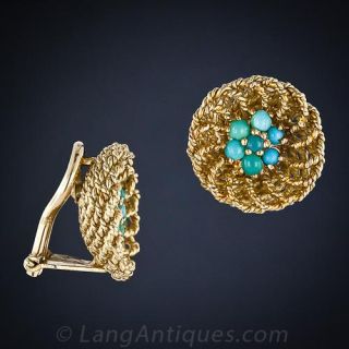 Cartier  Turquoise Earrings