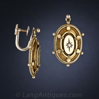 Castellani Etruscan Style Earrings