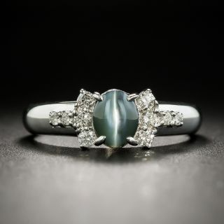 Cat's-Eye Alexandrite and Diamond Ring - 2