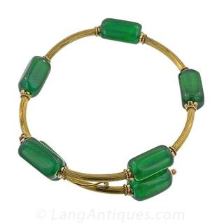Chalcedony Bypass Bracelet