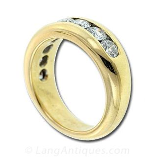 Channel Set Diamond Band