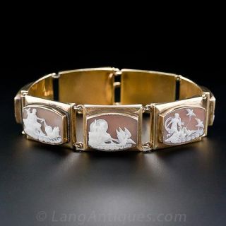 Chariot Cameos Bracelet