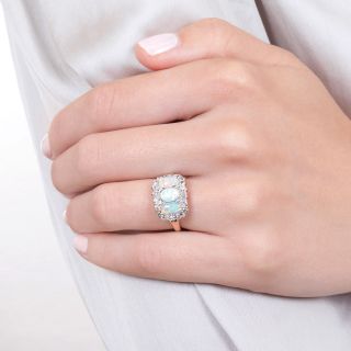 Charlton & Co. Opal and Diamond Ring, Circa 1920s