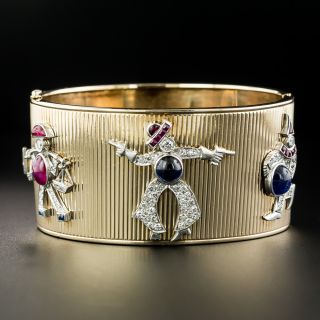'Charming' Retro Bangle Bracelet - 2