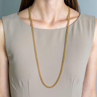 Chaumet Rope Twist Curb Link Chain