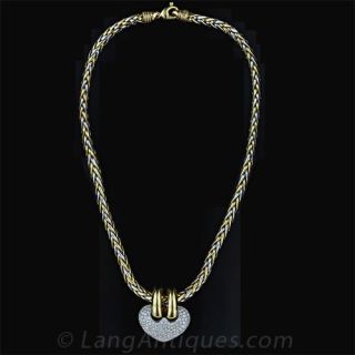 Chimento Diamond Heart Pendant