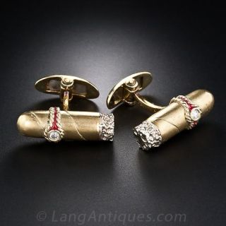 Cigar Cufflinks