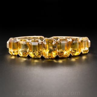 Citrine Bangle Bracelet
