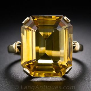 Citrine Ring