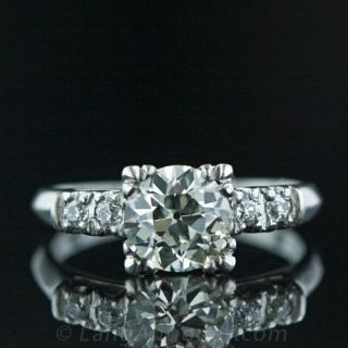 Classic 1.15 Carat Diamond Engagement Ring Main View