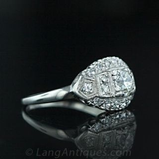 Classic 1950's .60 Carat Diamond Ring