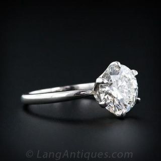 Classic 2.72 Carat Diamond Engagement Ring